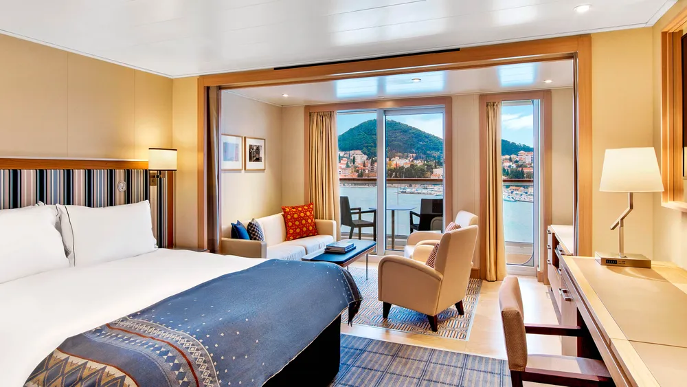 全室バルコニー付きの客室