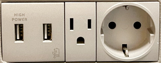 Outlet types (110V/220V)